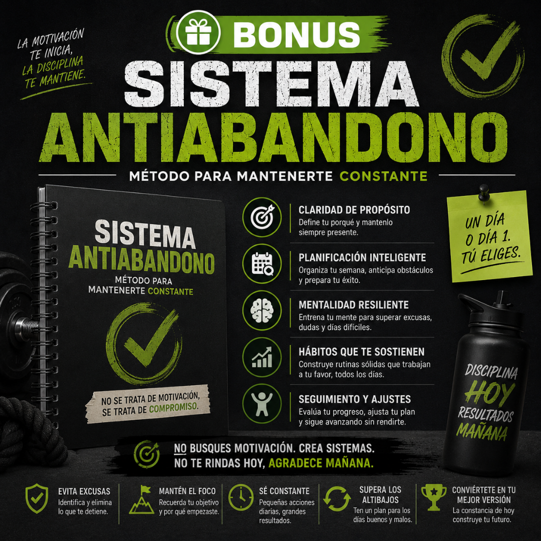 Sistema Antiabandono (Método para Mantenerte Constante)